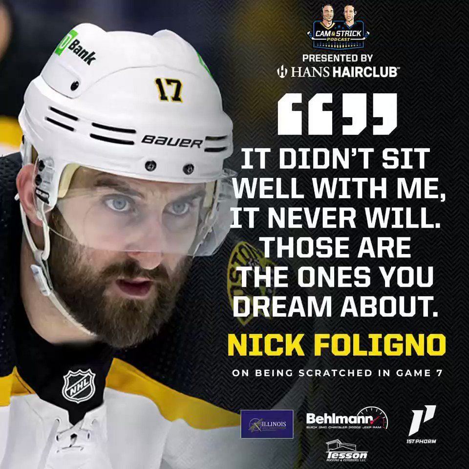 Let's get to Bruins hockey' — Nick Foligno had the right words for a  special moment - The Boston Globe