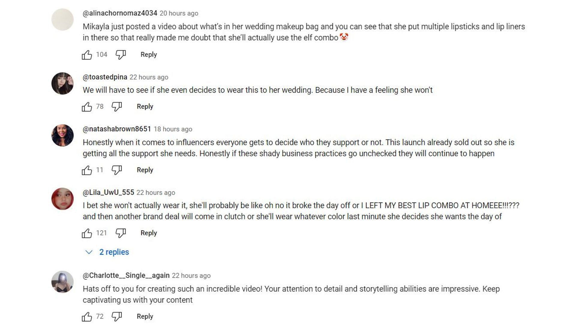 Internet users&#039; reactions (Image via YouTube/@Spill Sesh)