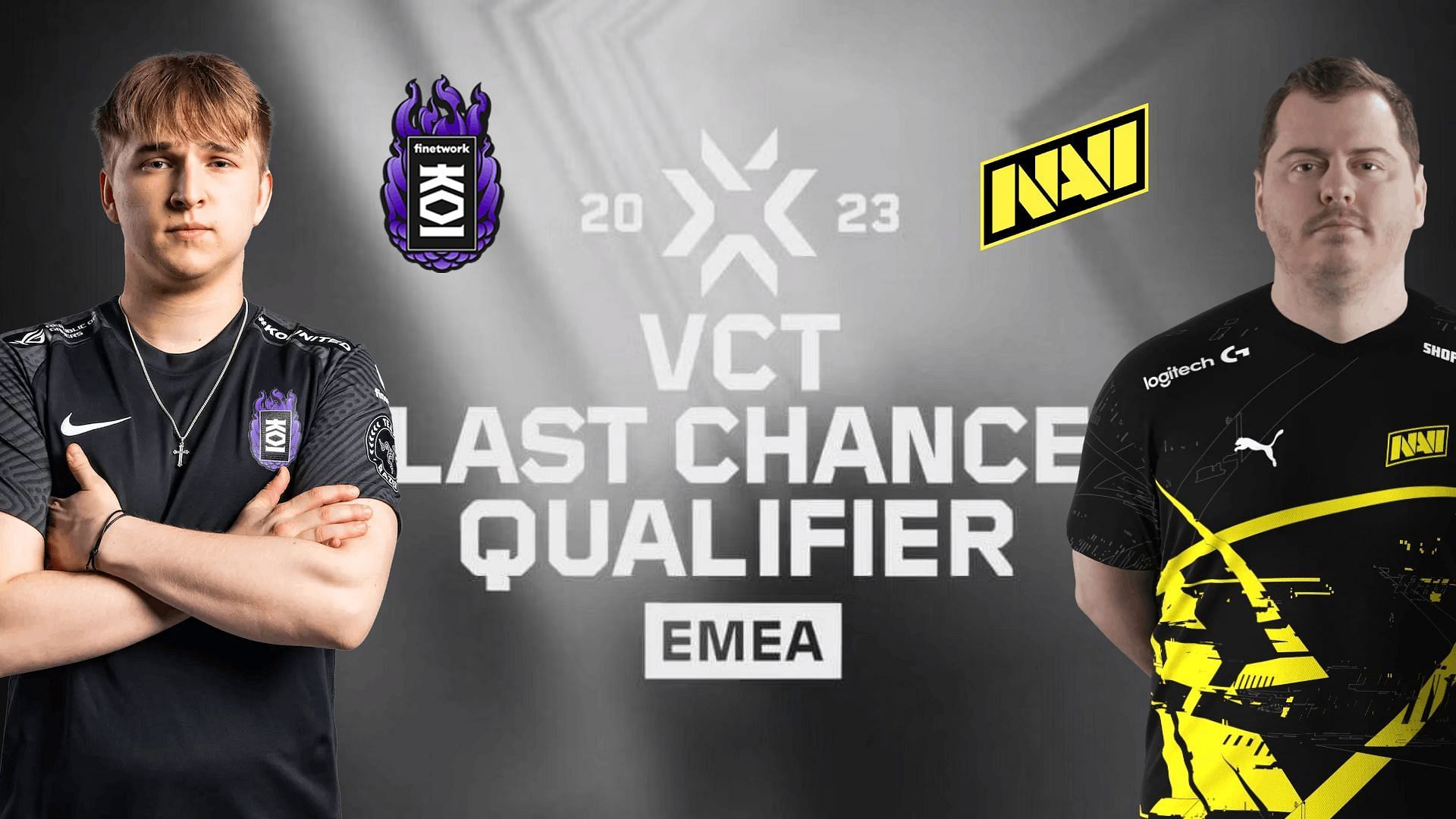 KOI vs NAVI - VCT EMEA LCQ 2023 (Image via Sportskeeda)