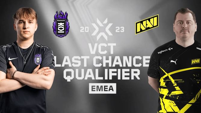 KOI vs NAVI - VCT EMEA LCQ 2023: Predictions, where to watch, and more