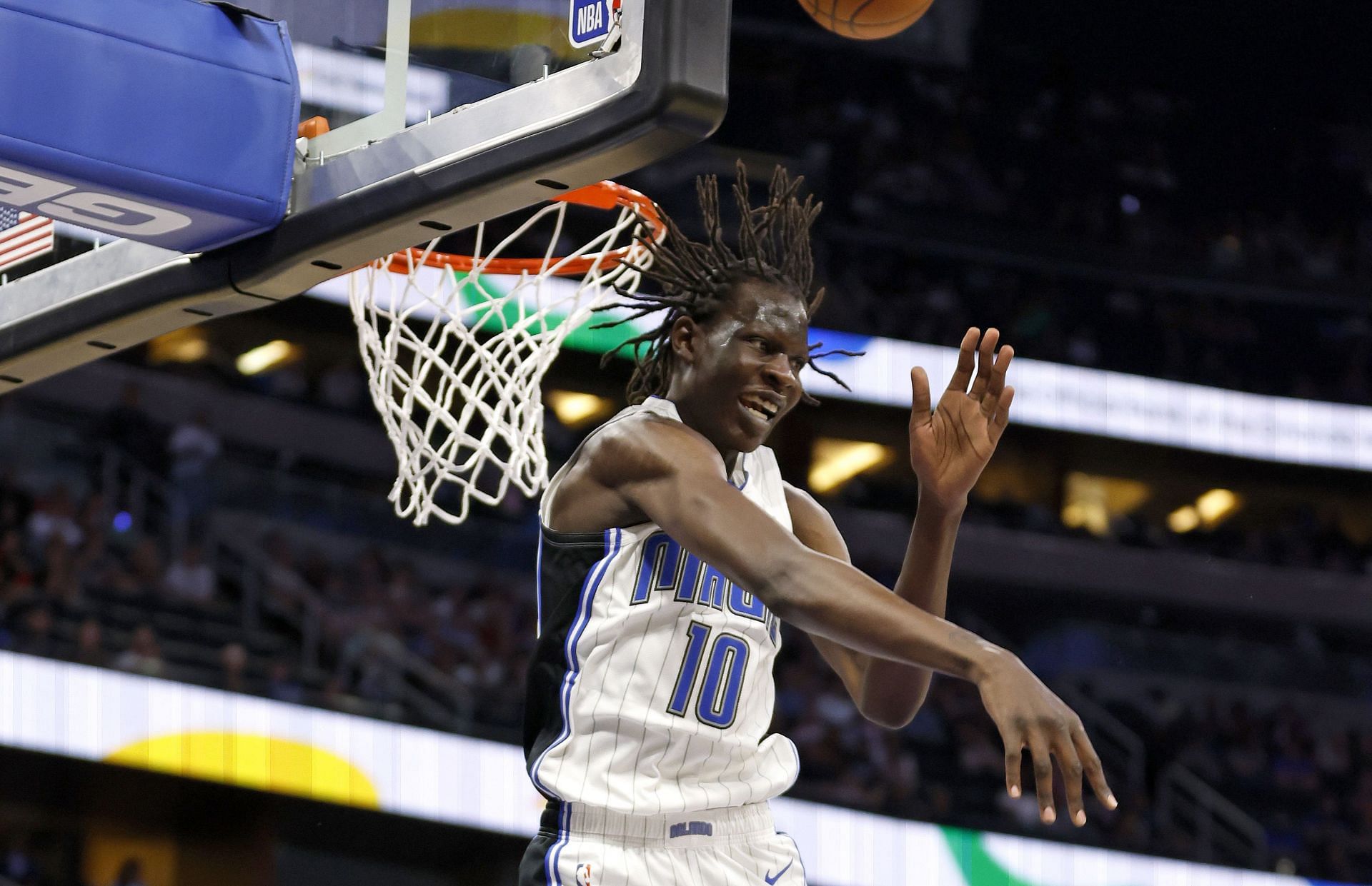 Bol Bol during his time with the Orlando Magic