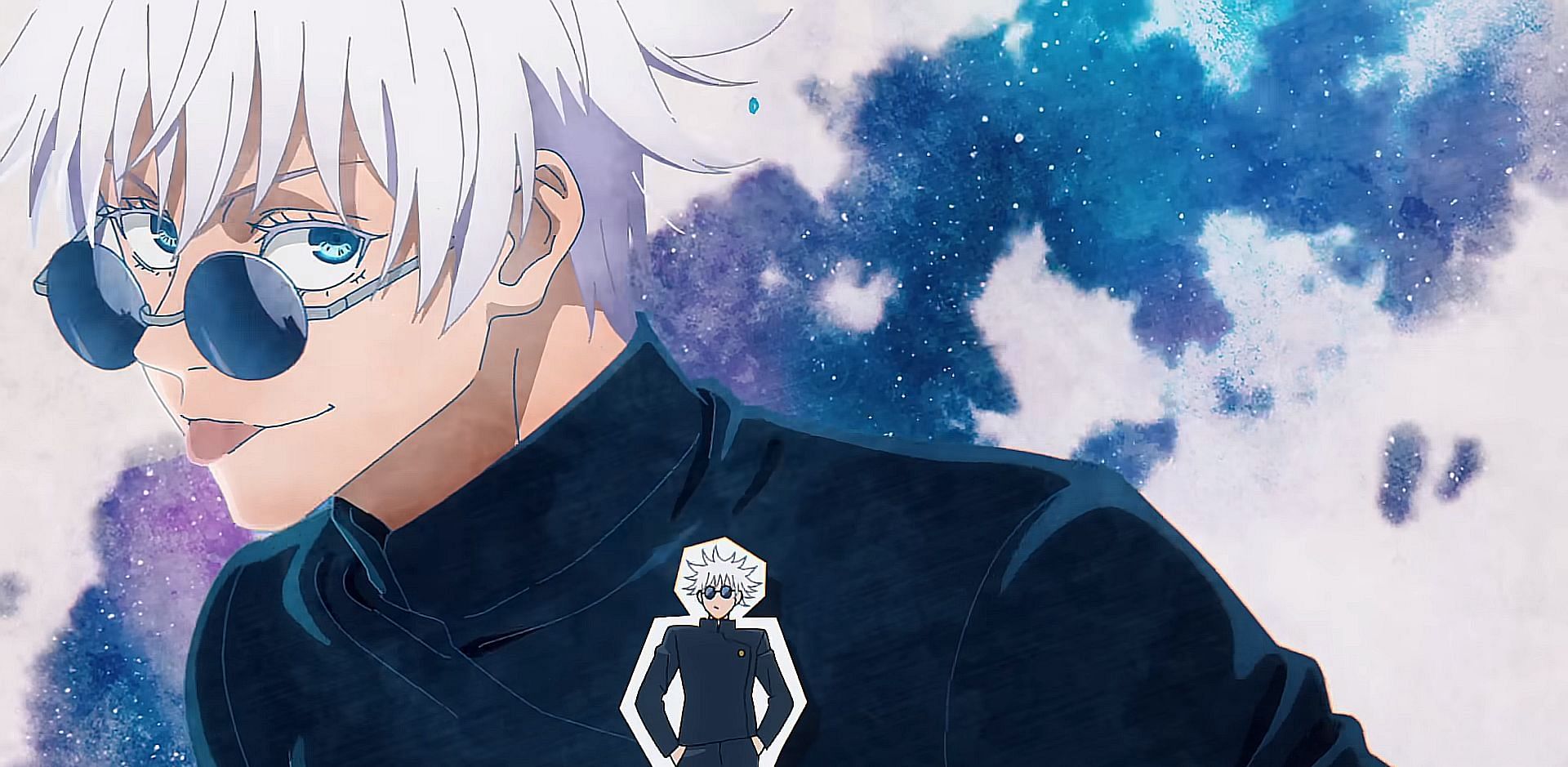 Gojo appearing against a starry background (Image via MAPPA)