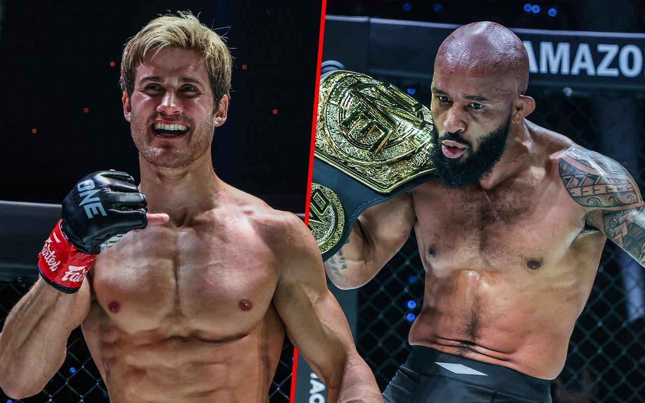 Sage Northcutt (Left) shared the card with Demetrious Johnson (Right) at ONE Fight Night 10