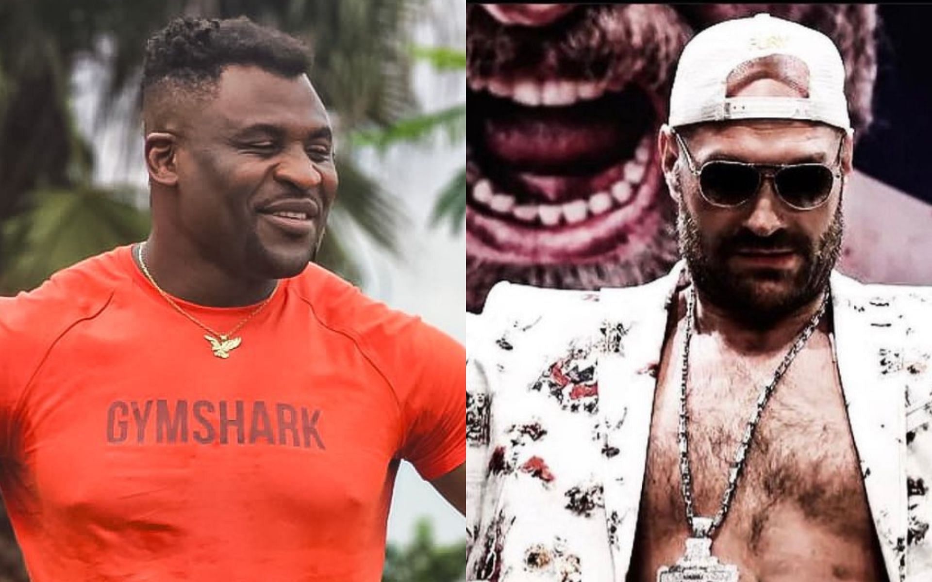 Francis Ngannou [Left] Tyson Fury [Right] [Images courtesy: @francis_ngannou and @Tyson_Fury (Twitter)]