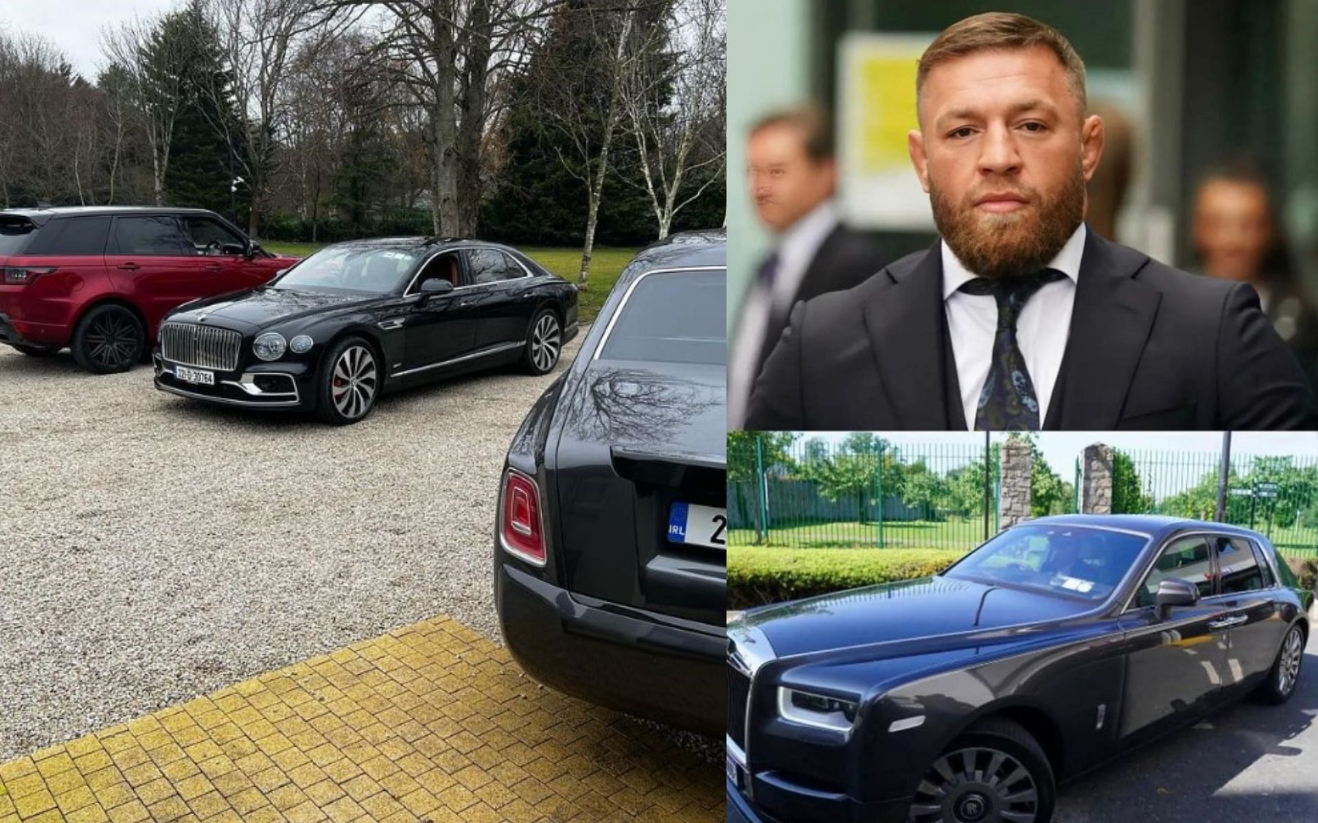 Conor McGregor and several of his cars [Images Courtesy: @thenotoriousmma on Instagram]