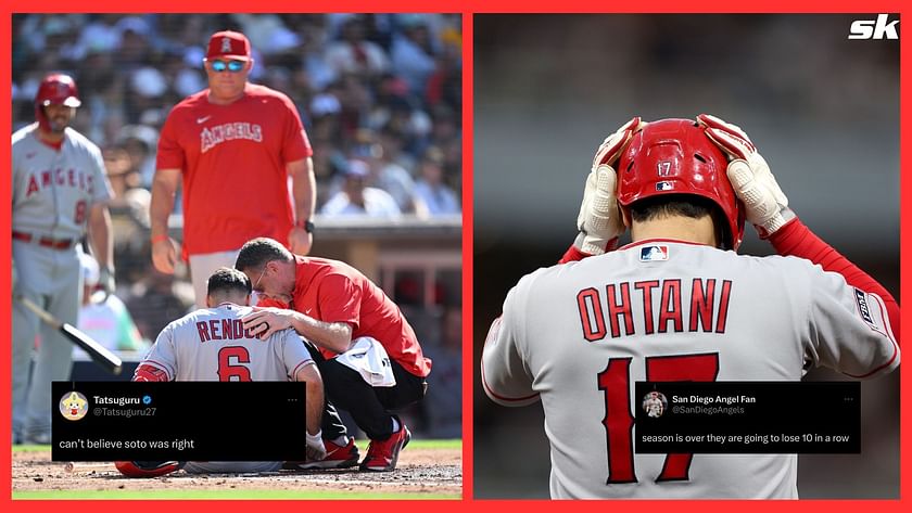 Angels fans downcast as Shohei Ohtani gets lit up on mound and team loses  game vs Padres: Can't believe Soto was right