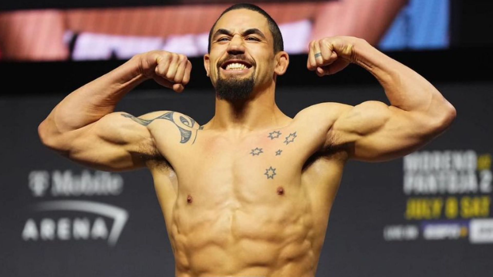 Robert Whittaker [Image courtesy of @robertwhittakermma on Instagram]