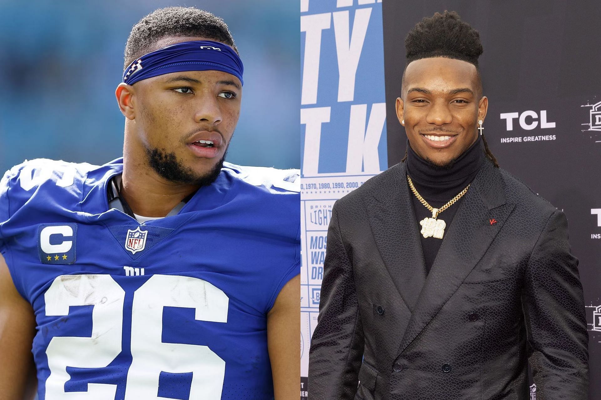 Saquon Barkley reveals how Bijan Robinson could suffer from current RB market amid Giants debacle
