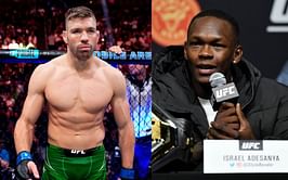 Israel Adesanya continues firing shots at Dricus Du Plessis with "chlamydia" reference after viral kissing video