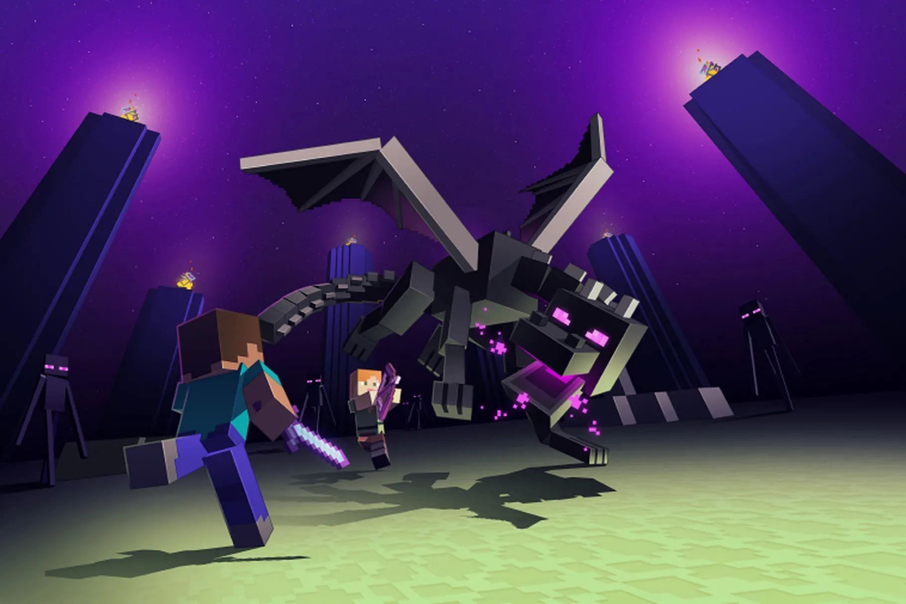 How to spawn and beat Ender Dragon in Minecraft 1.20 (Image via Mojang)