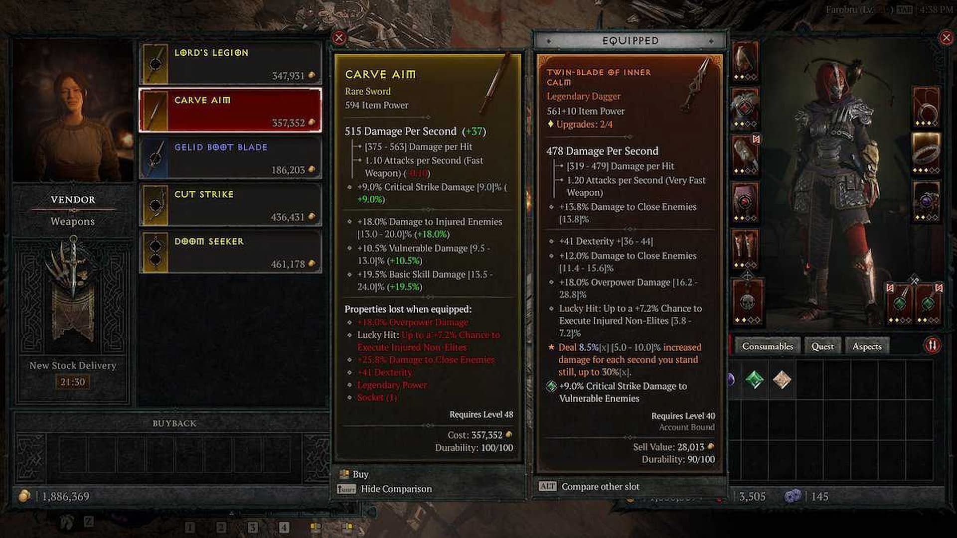 Diablo 4 devs shift emphasis from defensive to offensive affixes (Image via Blizzard)