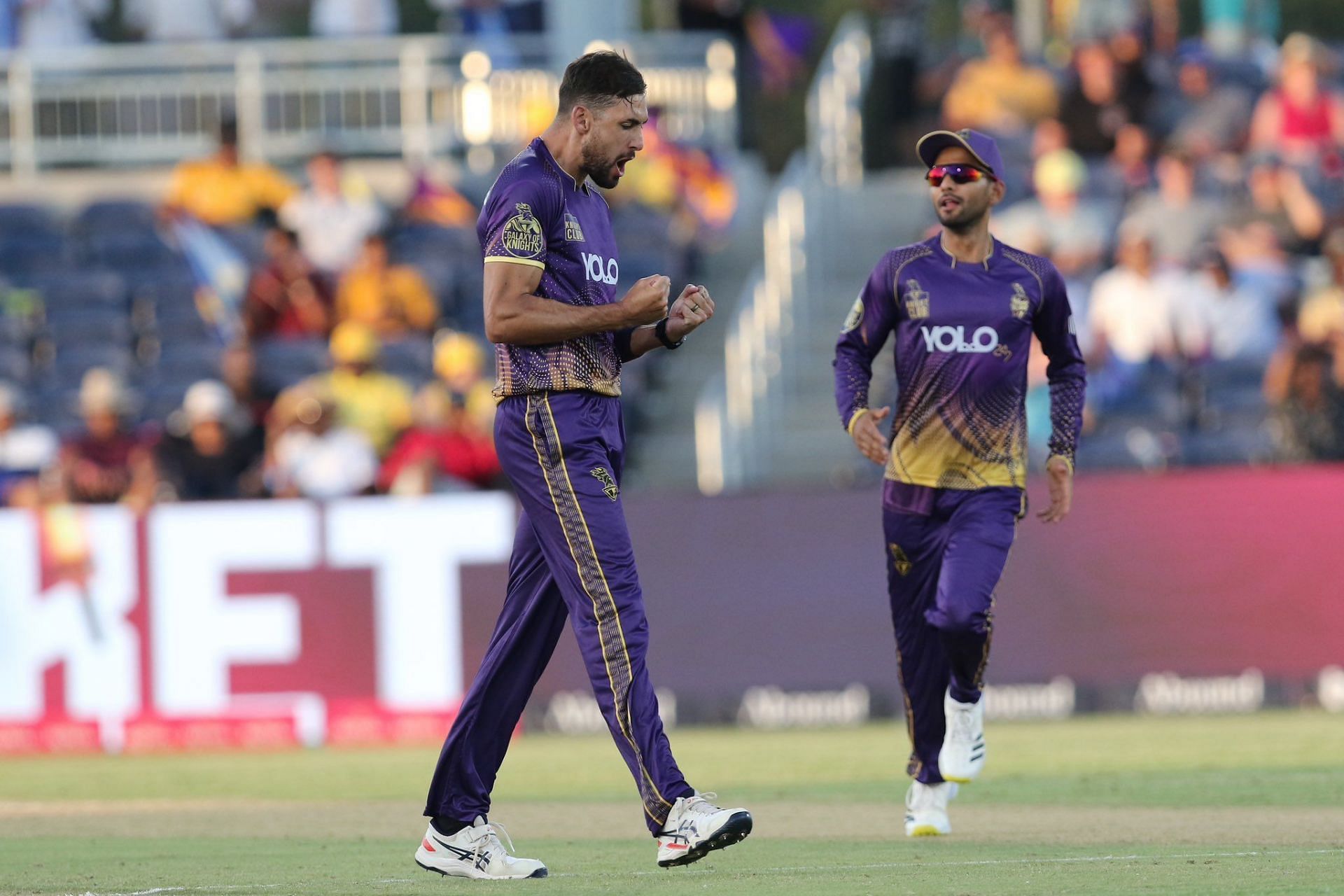 Los Angeles Knight Riders in action (Image Courtesy: Twitter/Major League Cricket)