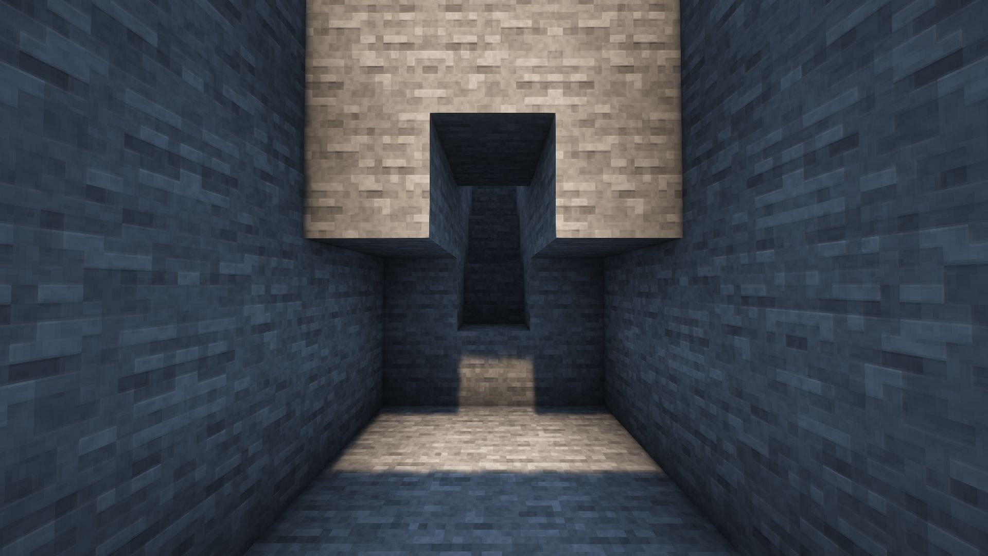 A block at the top must be removed as well, as shown here (Image via Mojang)
