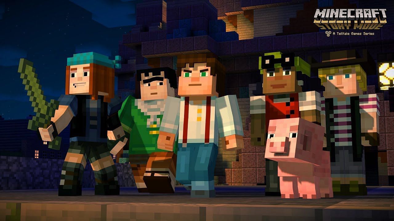 Minecraft Story Mode (Image via Telltale Games on YouTube)