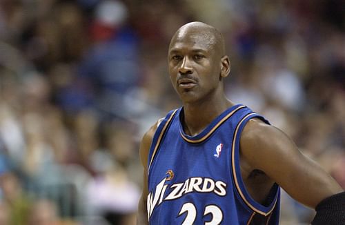 Michael Jordan during his time with the Washington Wizards