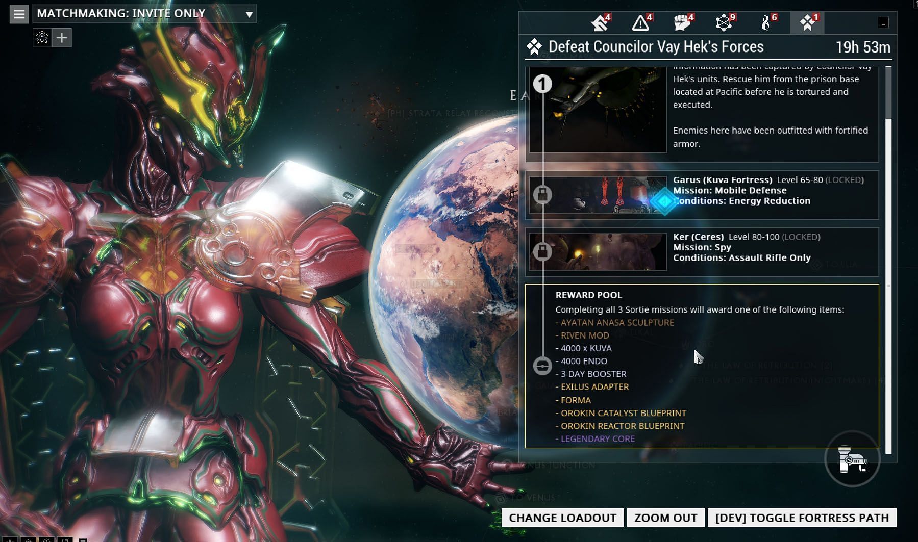 Sorties can be done daily in Warframe (Image via Digital Extremes)