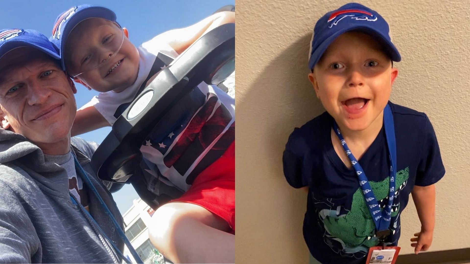 Bills superfan Eddie Mayerik passed away from congenital heart failure at age 8. (Image credit: Nick Mayerik/Twitter)