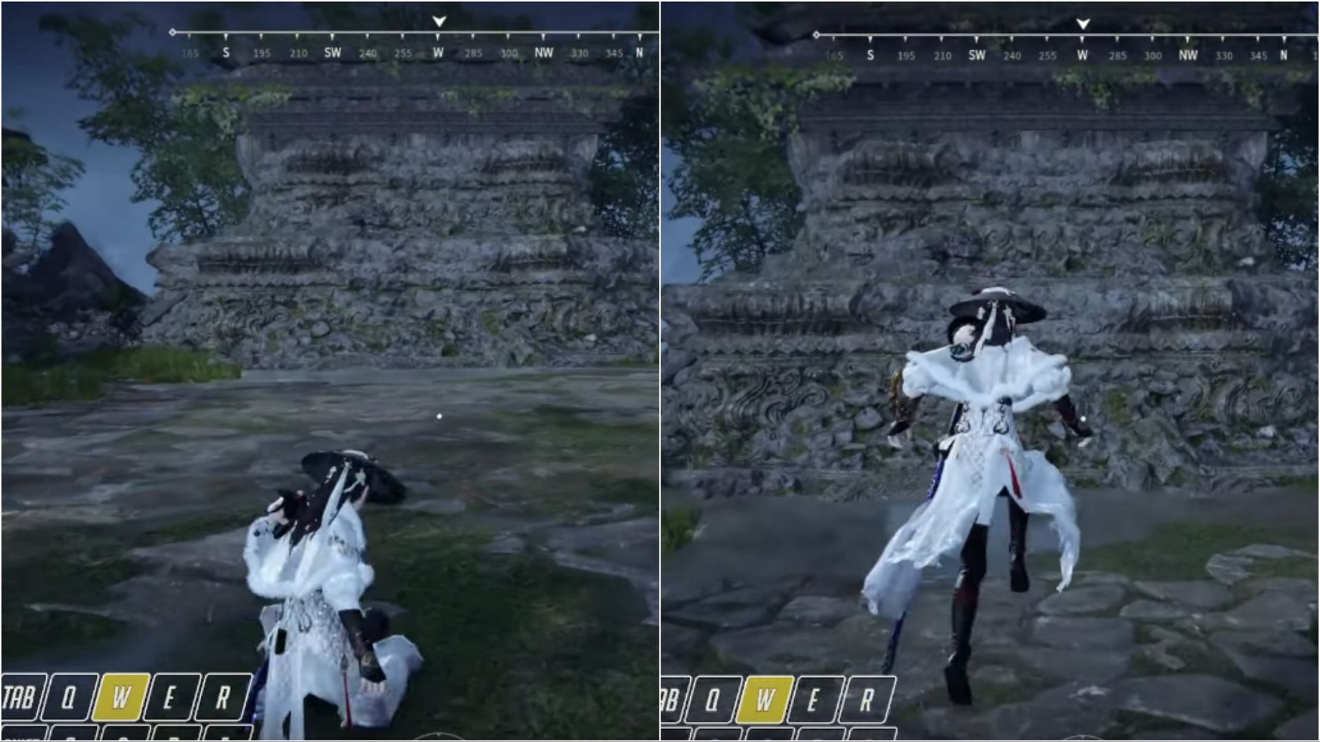 Slide Hopping move in Naraka Bladepoint (Image via NetEase Games Montreal)