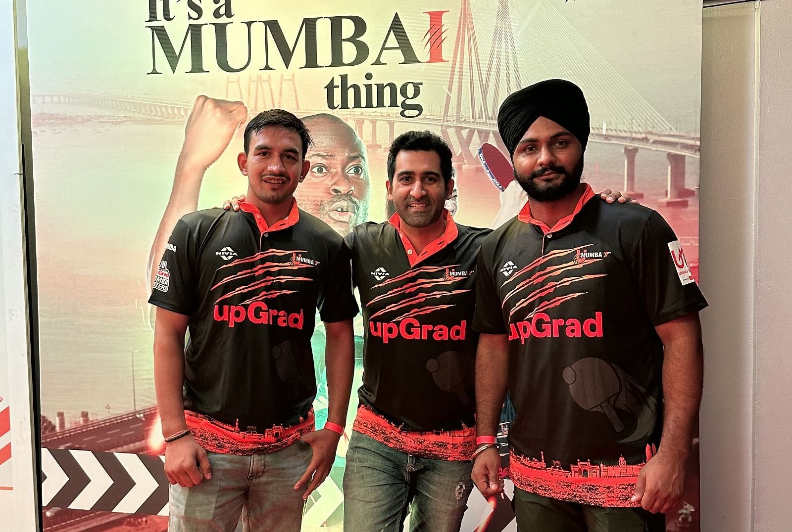 Rinku and Surinder Singh with Sohail Chandhok, CEO, U Mumbai