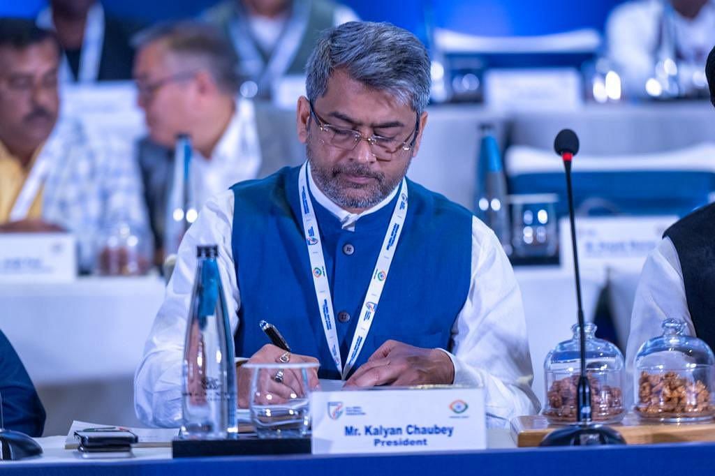 Kalyan Chaubey was elected as the AIFF President in September 2022.
