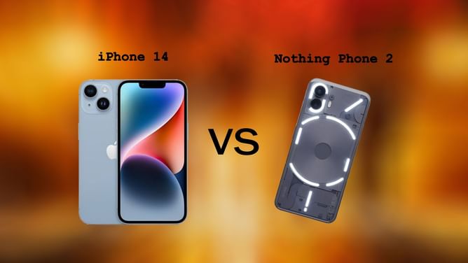 Nothing Phone 2 vs iPhone 14: How do the two compare?