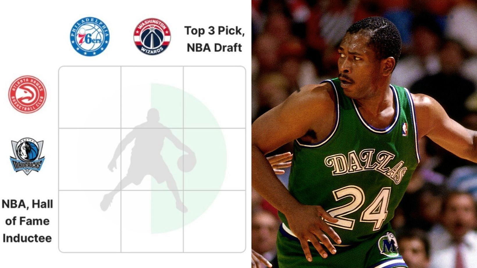 Which Top 5 NBA draft picks have played for the Sixers and Thunder? NBA  Crossover Grid answers for September 14