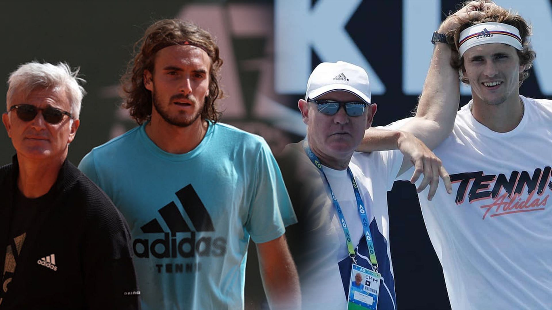 Stefanos Tsitsipas and Alexander Zverev are both coached by their fathers