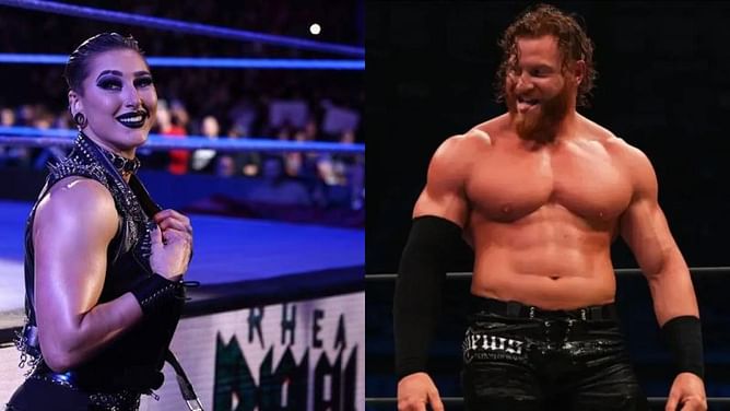 AEW star Buddy Matthews shares a post of Rhea Ripley imitating him on WWE RAW