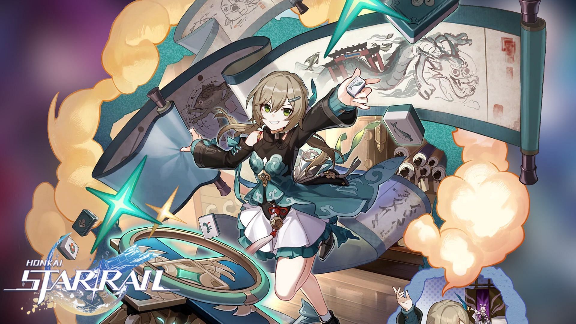 Qingque splash art from Honkai Star Rail (Image via HoYoverse)