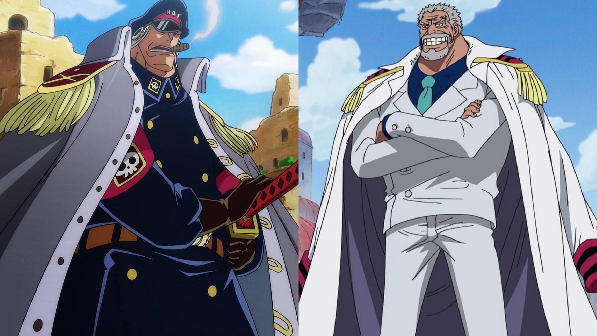 Shiryu exploited a unethical strategy to land an easy blow on Garp (Image via Toei Animation, One Piece)