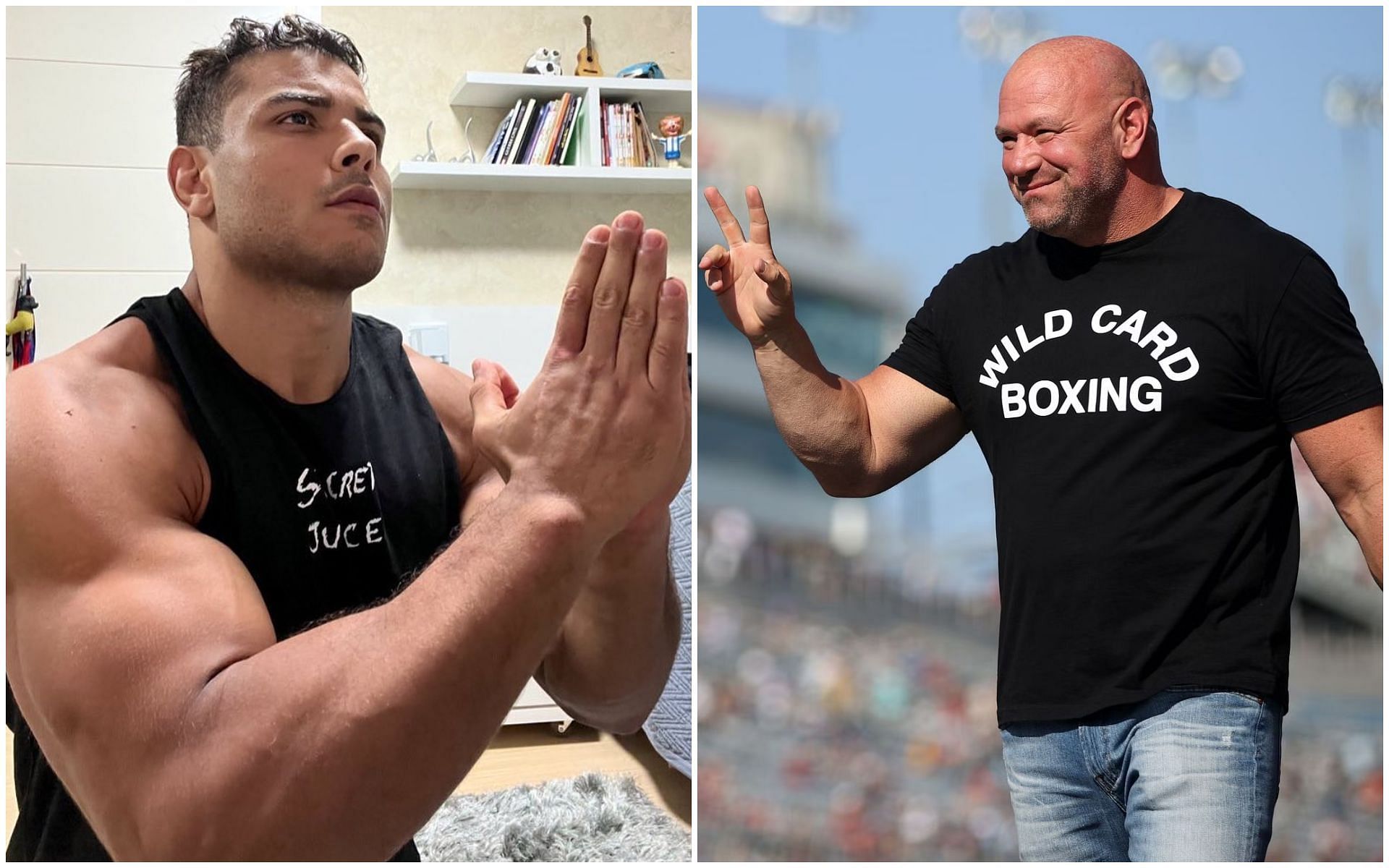 Paulo Costa and UFC president Dana White