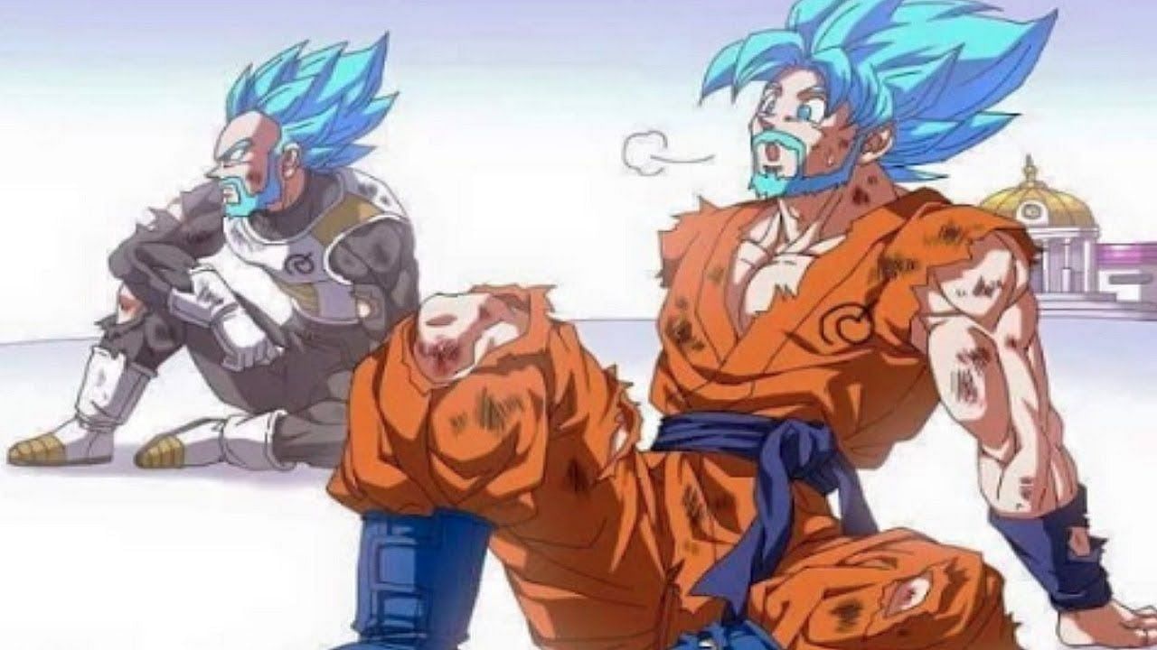 Goku and Vegeta going into the Hyperbolic Time Chamber ( image via Toei Animation)
