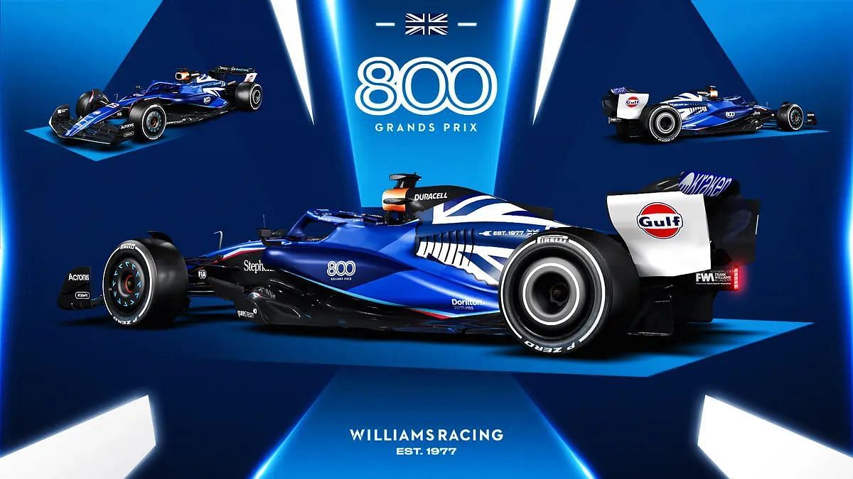 Williams F1 livery British GP