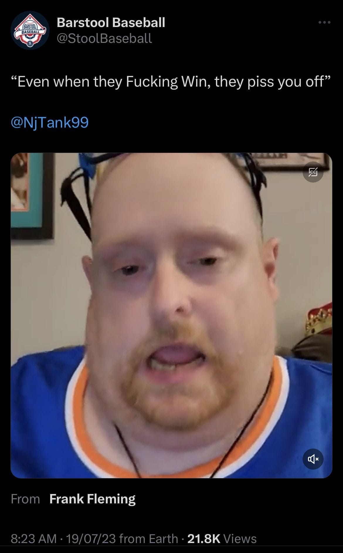 Barstool's Frank 'The Tank' goes off on the Mets after a sloppy victory
