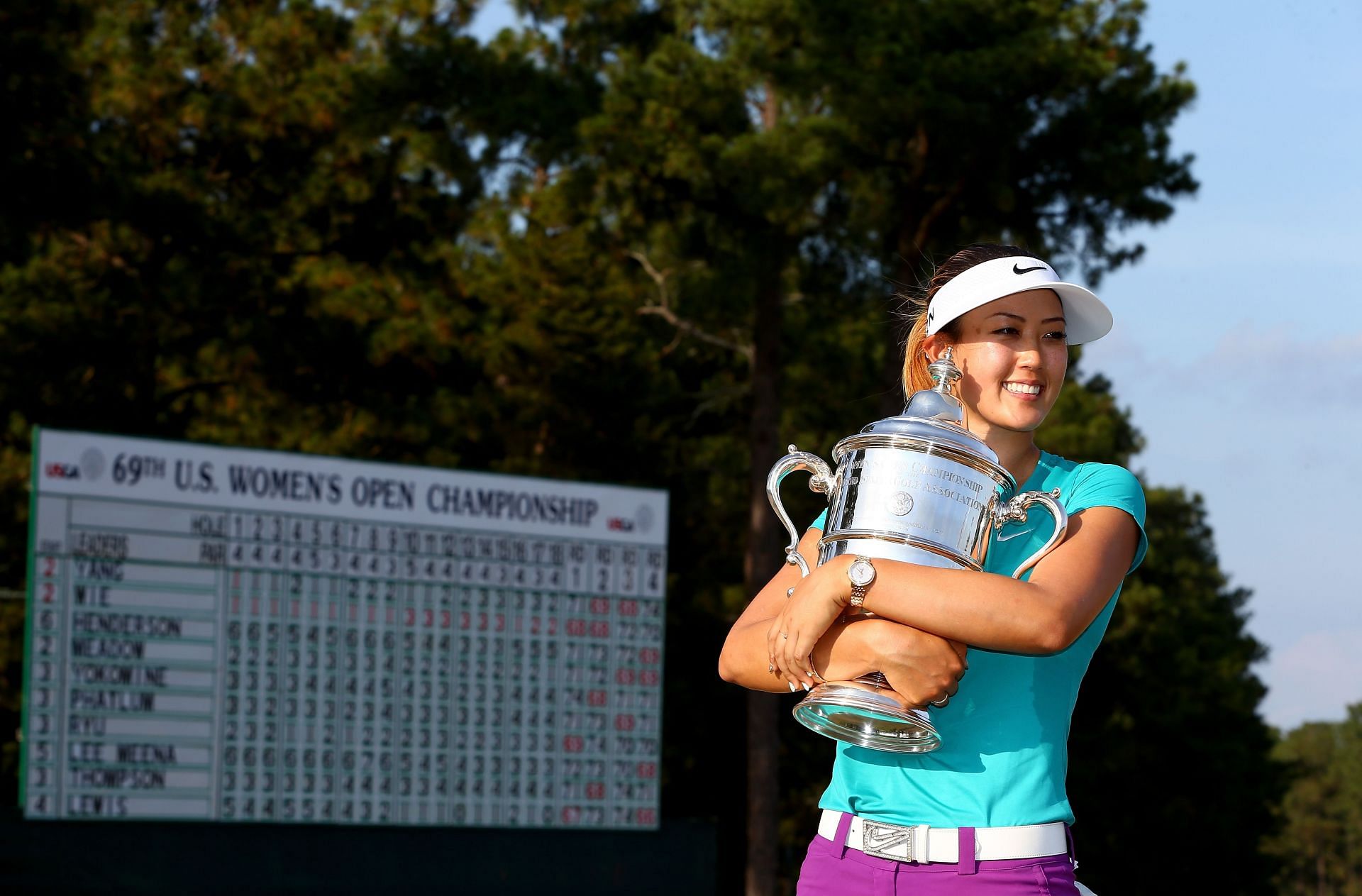 Michelle Wie West at the 2014 US Women&#039;s Open (Image via Getty).