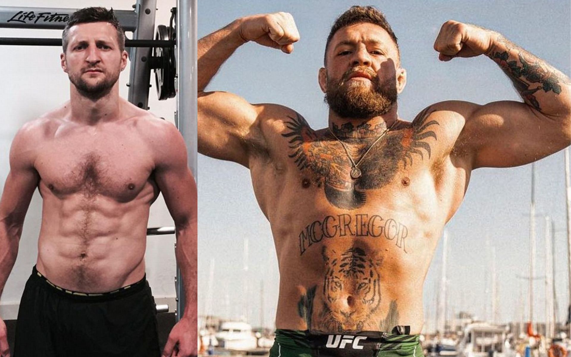 Carl Froch, Conor McGregor (Image Courtesy - Daily Mail, MARCA)