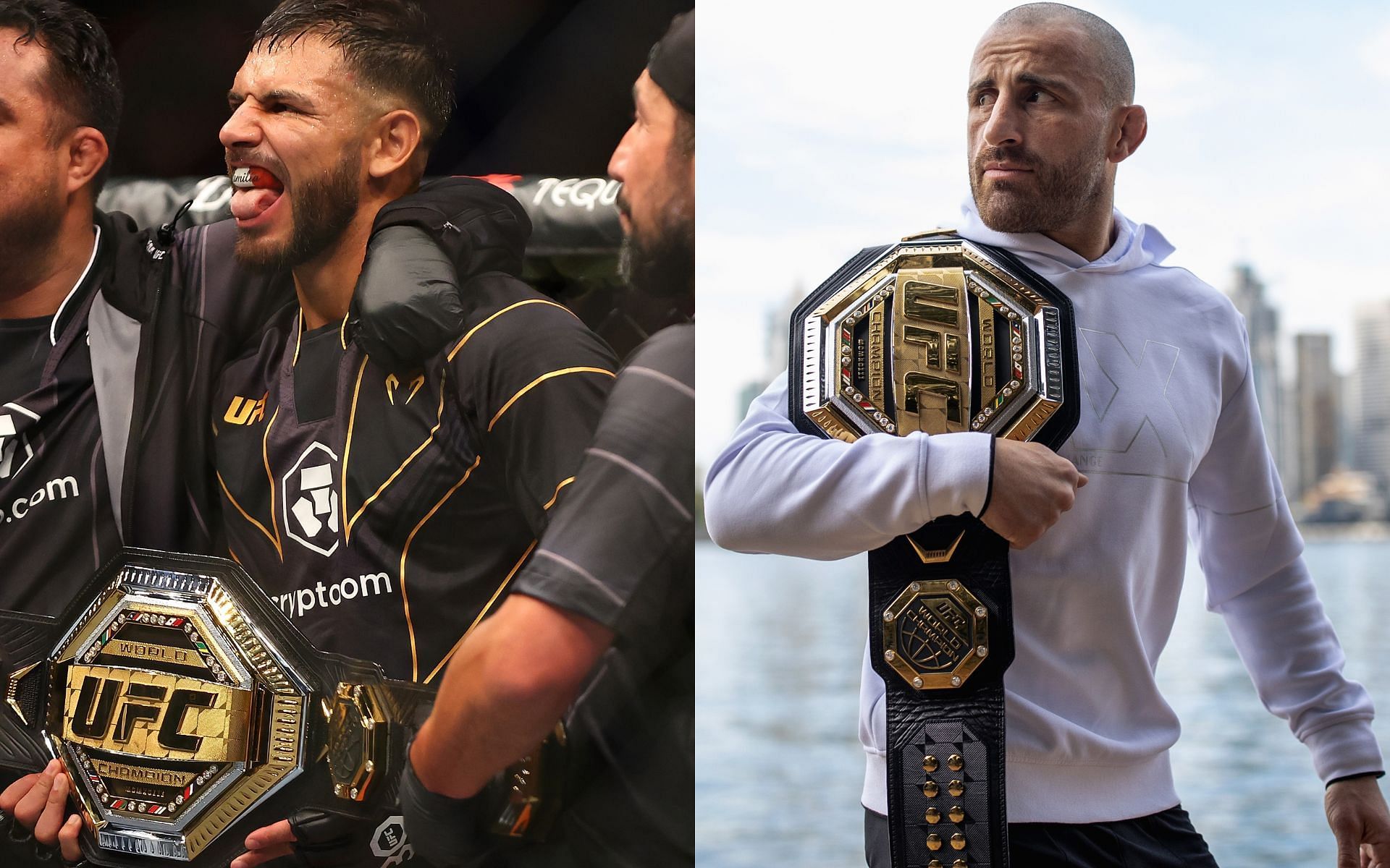 Yair Rodriguez (left) and Alexander Volkanovski (right) (Image credits Getty Images)