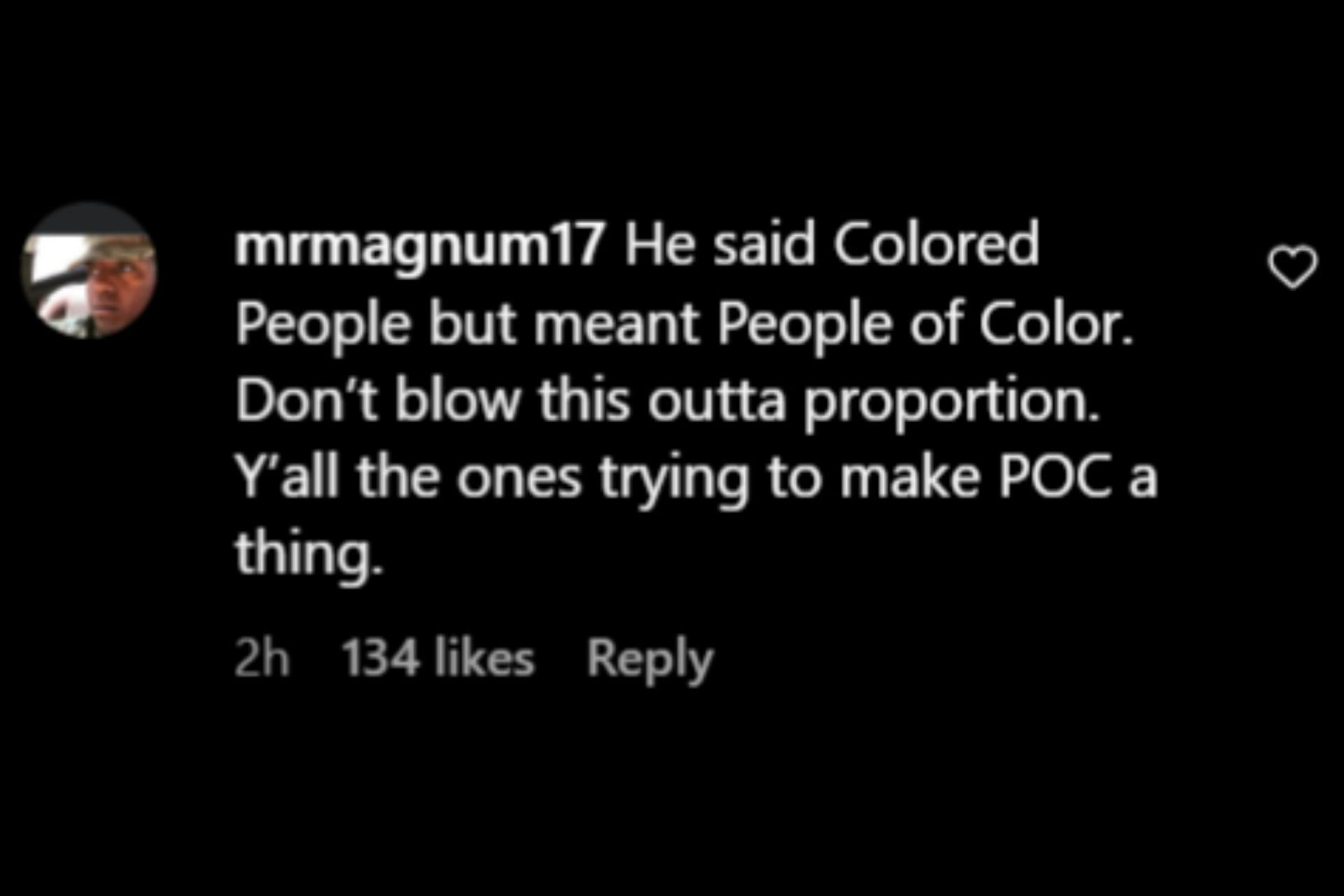 Internet reacts to Rep. Crane&#039;s remark about &quot;colored people&quot; on the House floor on Thursday. (Image via Instagram/The Shared Room)