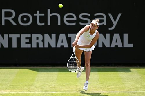 Elise Mertens at the 2023 Rothesay International.