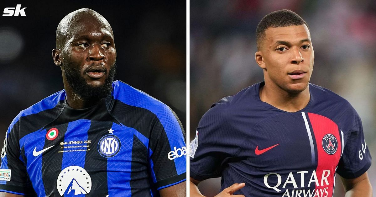 Romelu Lukaku (left) and Kylian Mbappe (right)