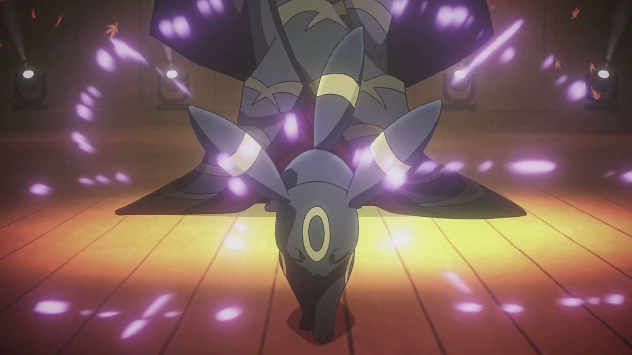 Umbreon as seen in Pokemon Evolutions (Image via The Pokemon Company)