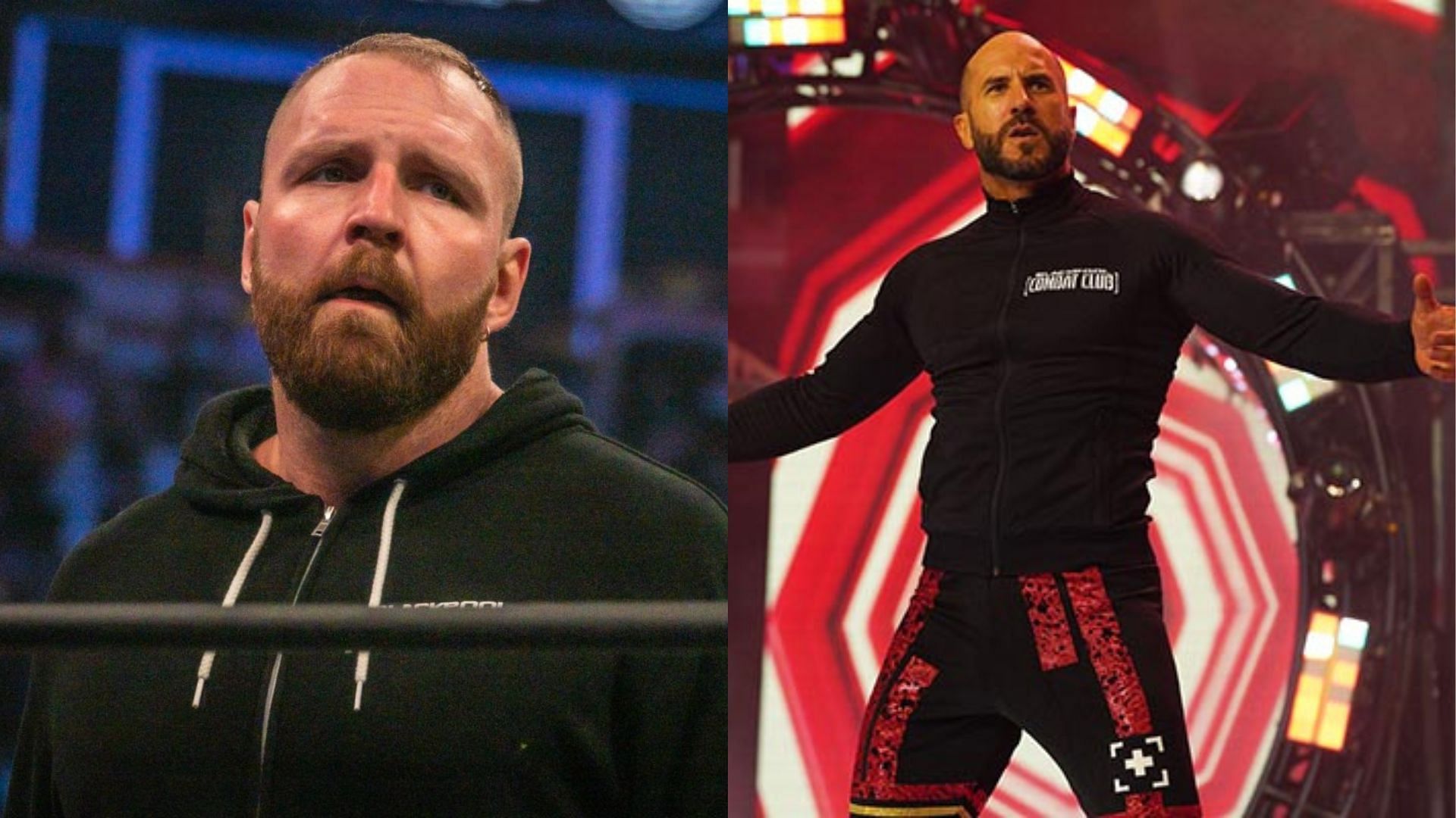 Claudio Castagnoli(left); Jon Moxley(right)