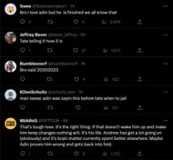 Netizens on Twitter discussing the streamers' interaction (Image via Twitter)