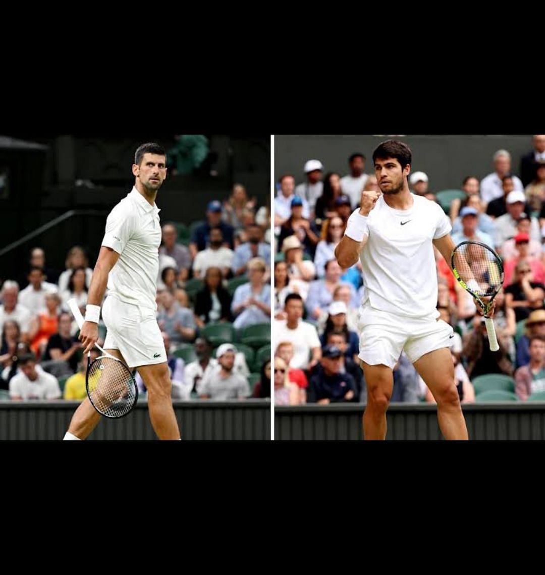 Djokovic and Alcaraz should be having an interesting battle in the Wimbledon final