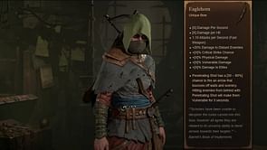 Diablo 4 Eaglehorn: How to get, Unique effects, Affixes, and more