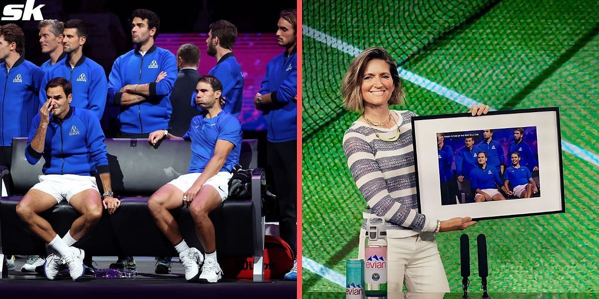 Picture of Roger Federer & Rafael Nadal crying at Laver Cup lands ...