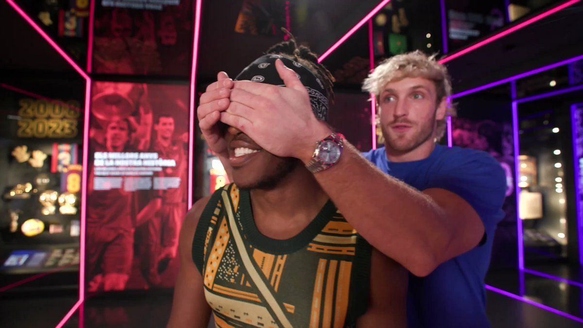 Barcelona: Logan Paul 'surprises' Arsenal fan KSI with Prime, Barcelona  partnership