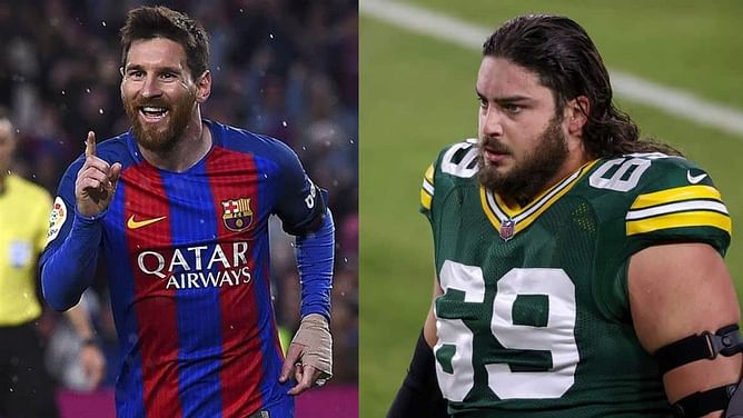 Lionel Messi's $54,000,000 move has Packers’ David Bakhtiari taking aim at NFLPA president