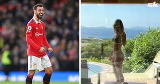 “Instagram wasn’t ready for this” - Manchester United superstar Bruno Fernandes in awe as wife shares bikini snaps
