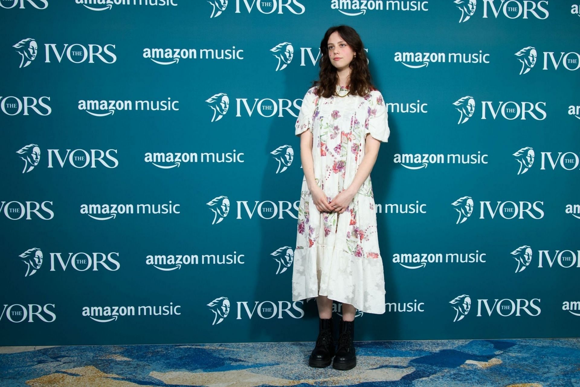 Matilda Mann, one of the headliners of Reading and Leeds Festival, at the Ivors  2023  at Grovesnor House  in London, England on May 18, 2023 (Image via Getty Images)